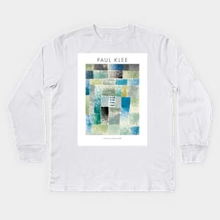 Paul Klee - First house in a settlement Kids Long Sleeve T-Shirt